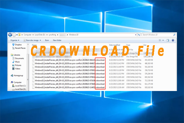 CRDOWNLOAD - это формат файла, который создается при загрузке файлов в браузере Google Chrome. Когда вы пытаетесь скачать файл, Chrome создает временный файл с расширением CRDOWNLOAD, который постепенно заполняется данными из интернета. Он также известен как Chrome Partially Downloaded File.
