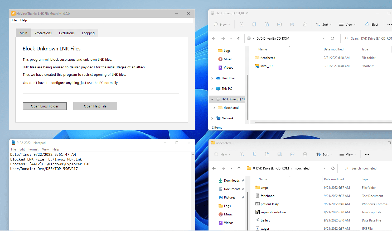 LNK: Какой программой открыть Windows File Shortcut