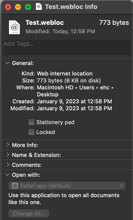 Владельцы Mac OS X часто сталкиваются с файлами с расширением .webloc, и им может быть интересно узнать, как открыть эти файлы и что представляют из себя так называемые 